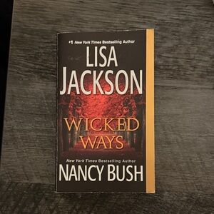 Lisa Jackson & Nancy Bush "Wicked Ways" Paperback - Black and Red Cover